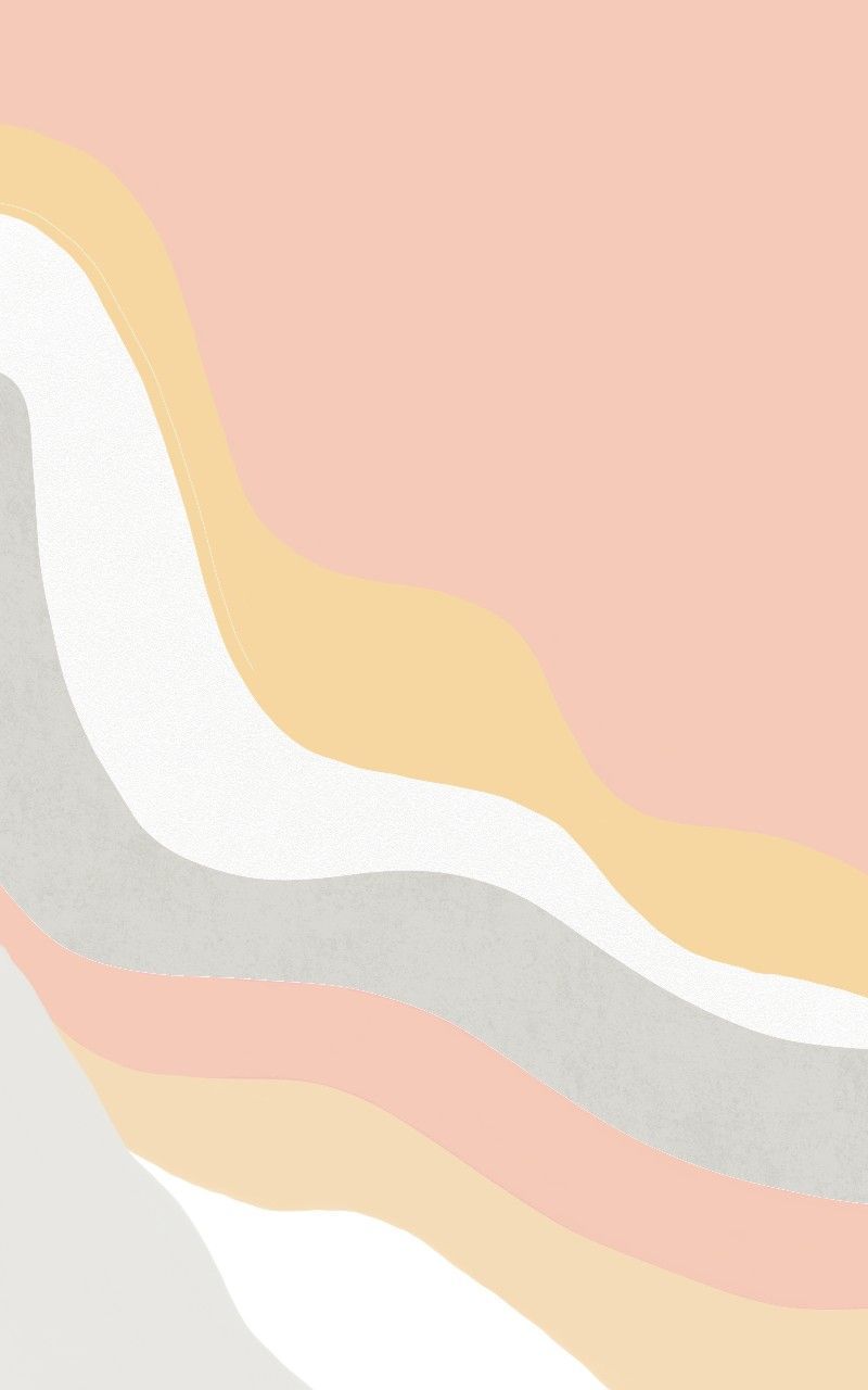 Wellenformen, Pastellfarben, Beige, Boho, Minimalismus, HD, Handy-Hintergrund im Hochformat