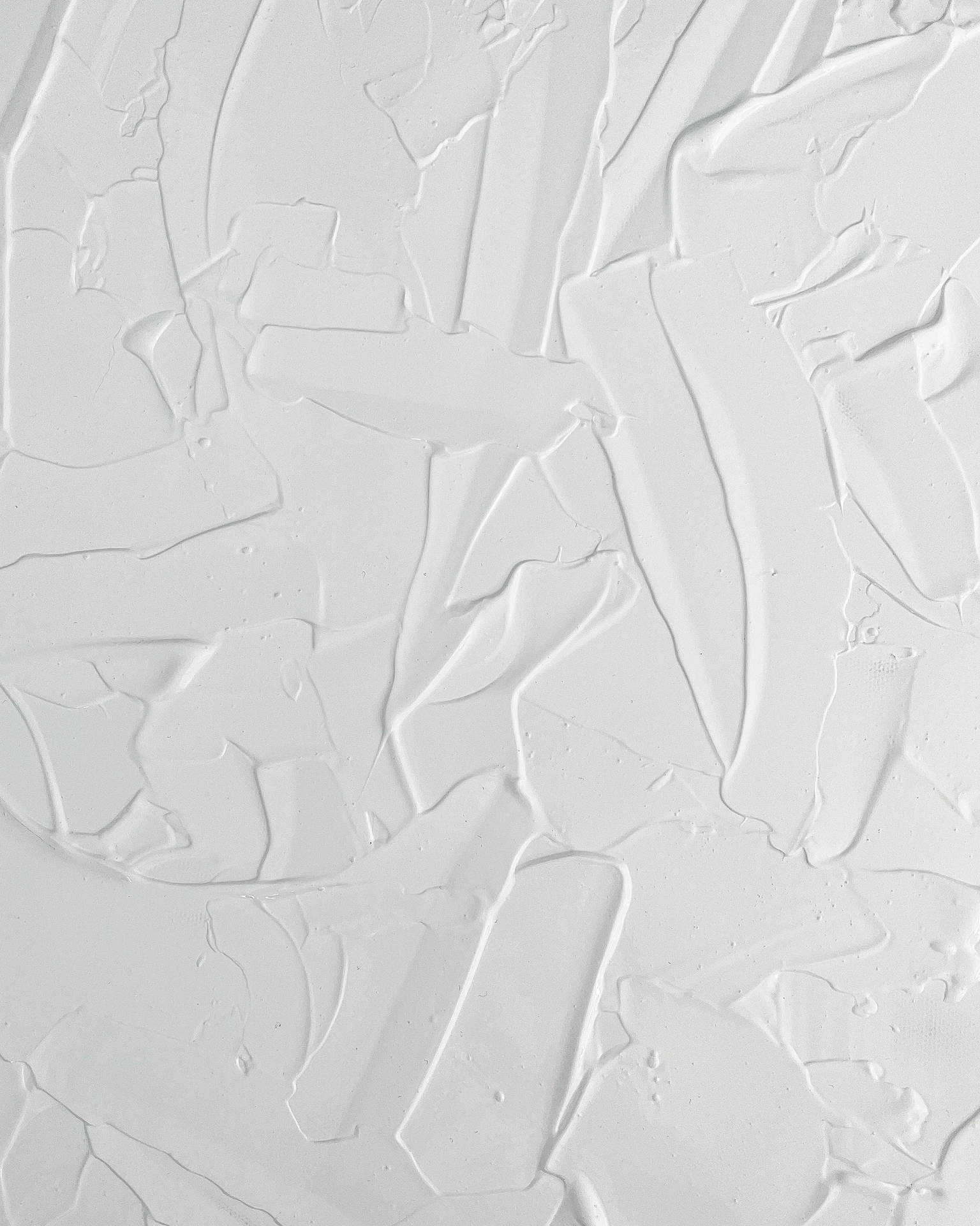 Spachteltechnik, Weiße Farbe, Textur, Relief, Minimalismus, QHD+, Tablet-Hintergrund
