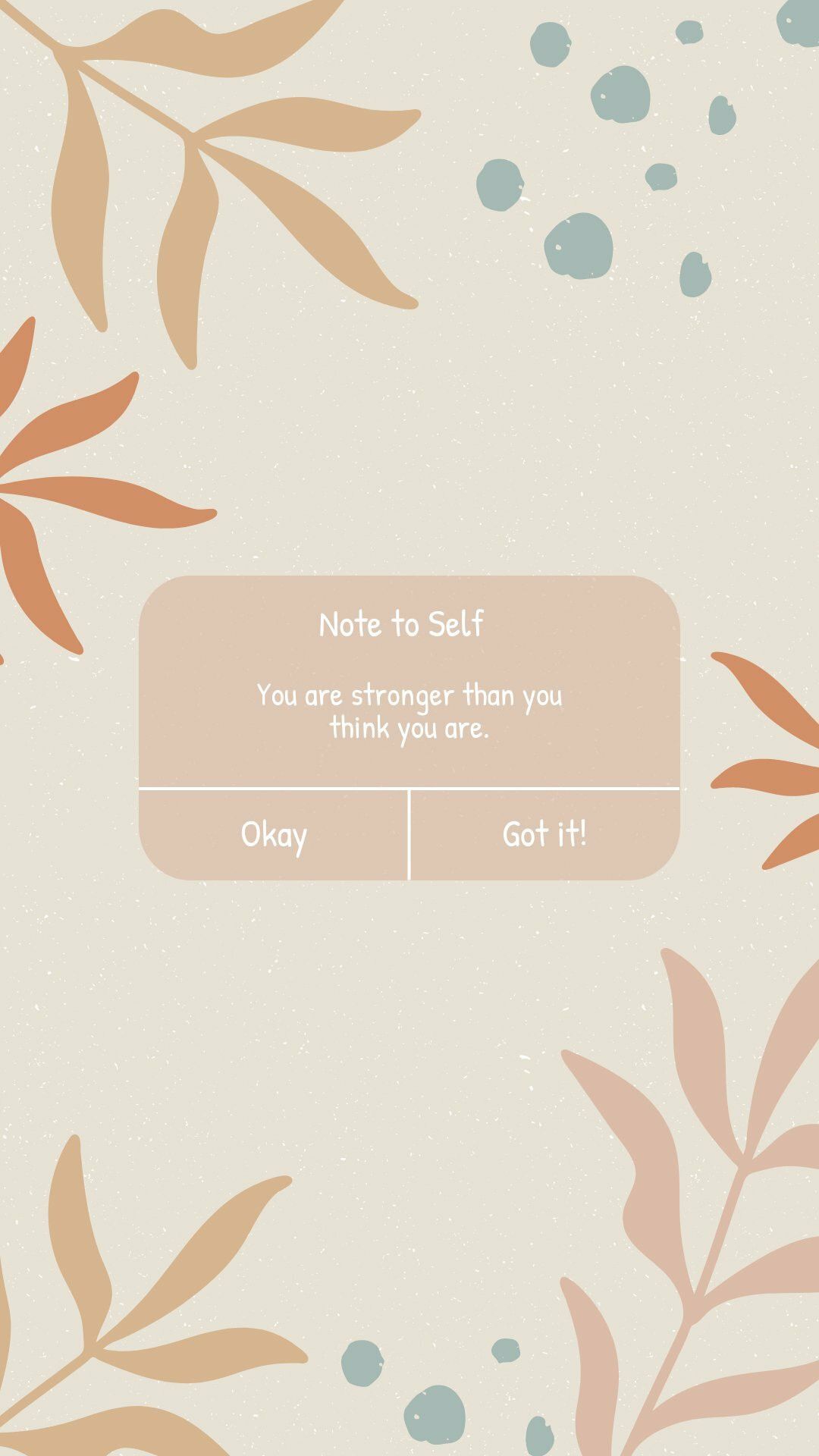 Blätter, Boho, Beige, Notiz-Design, Minimalismus, Full HD, Sperrbildschirm fürs iPhone