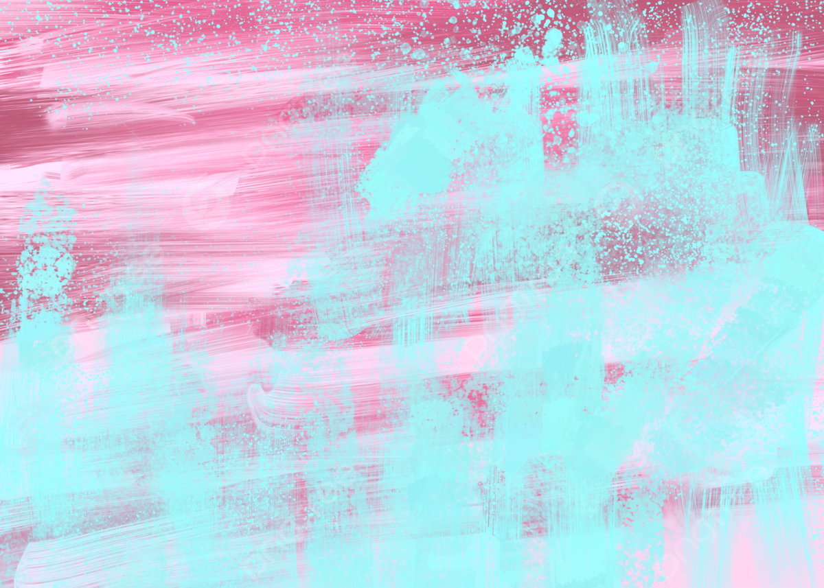 Pinselstriche, Acrylfarbe, Pink-türkis, Abstrakt, Textur, Hintergrundbild