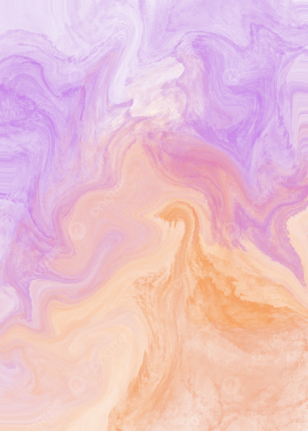 Marmoreffekt, Lila-orange, Fluid Art, Pastell, Full HD, Hintergrundbild fürs Tablet