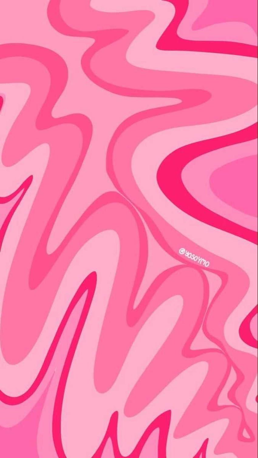 Wirbel, Pink, Psychedelisch, Retro, Abstrakt, Hintergrundbild für iPhone und Android