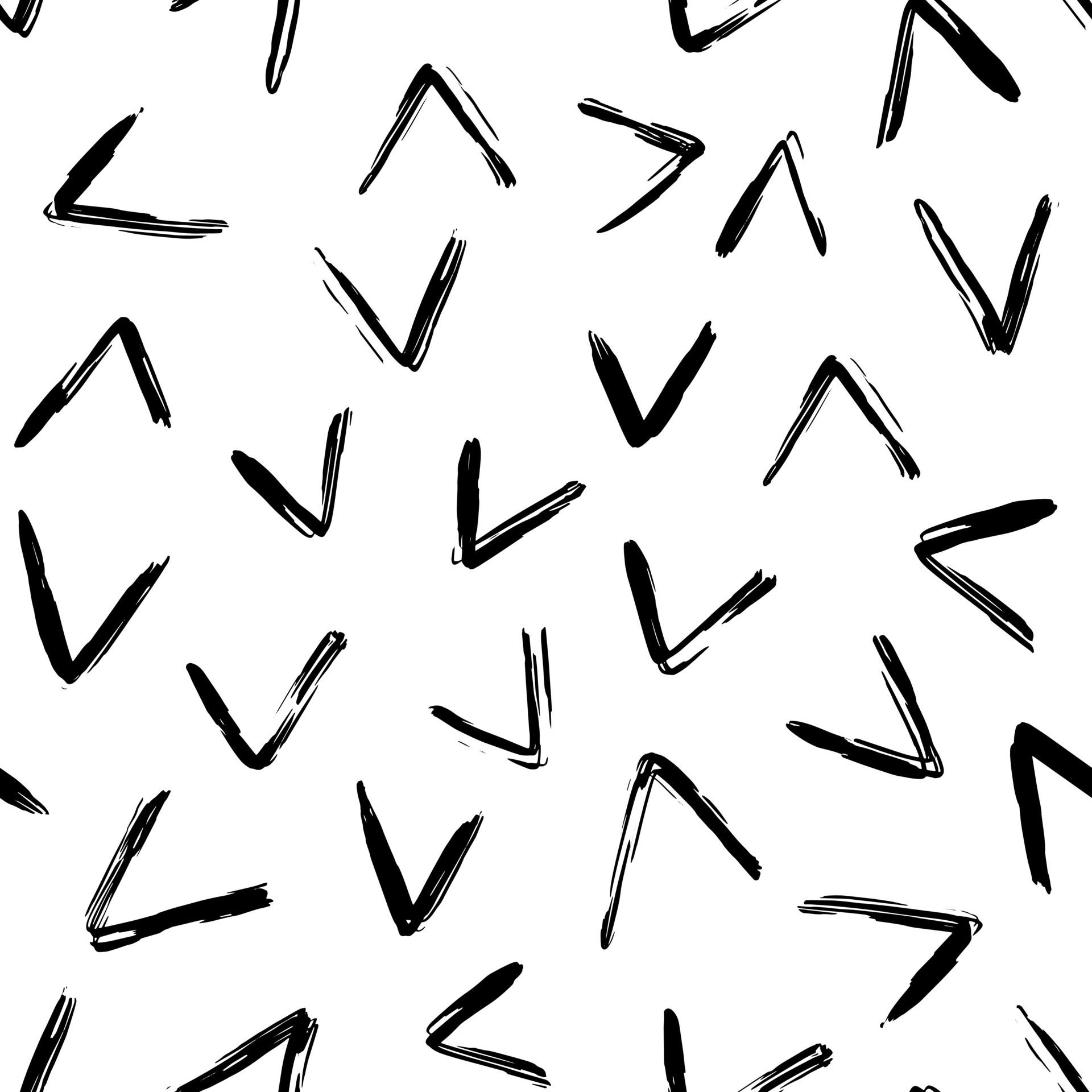 Pinselstriche, Muster, Schwarzweiß, Abstrakt, Minimalismus, Hintergrundbild fürs Tablet
