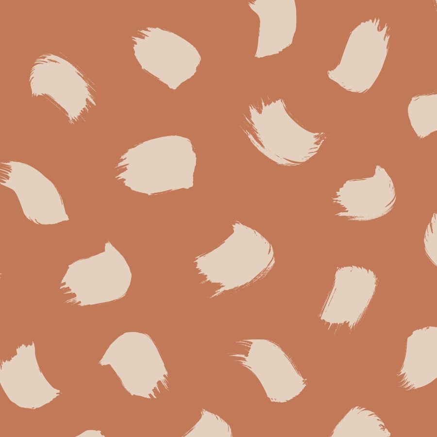 Pinselflecken, Muster, Terrakotta, Boho, Beige, Hintergrundbild für iPad und Tablet