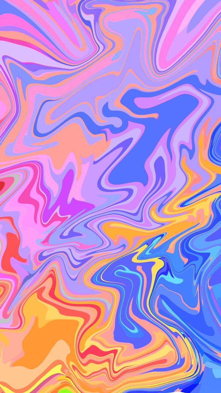 Flüssige Farben, Marmoreffekt, Neonfarben, Psychedelisch, HD, iPhone-Hintergrundbild