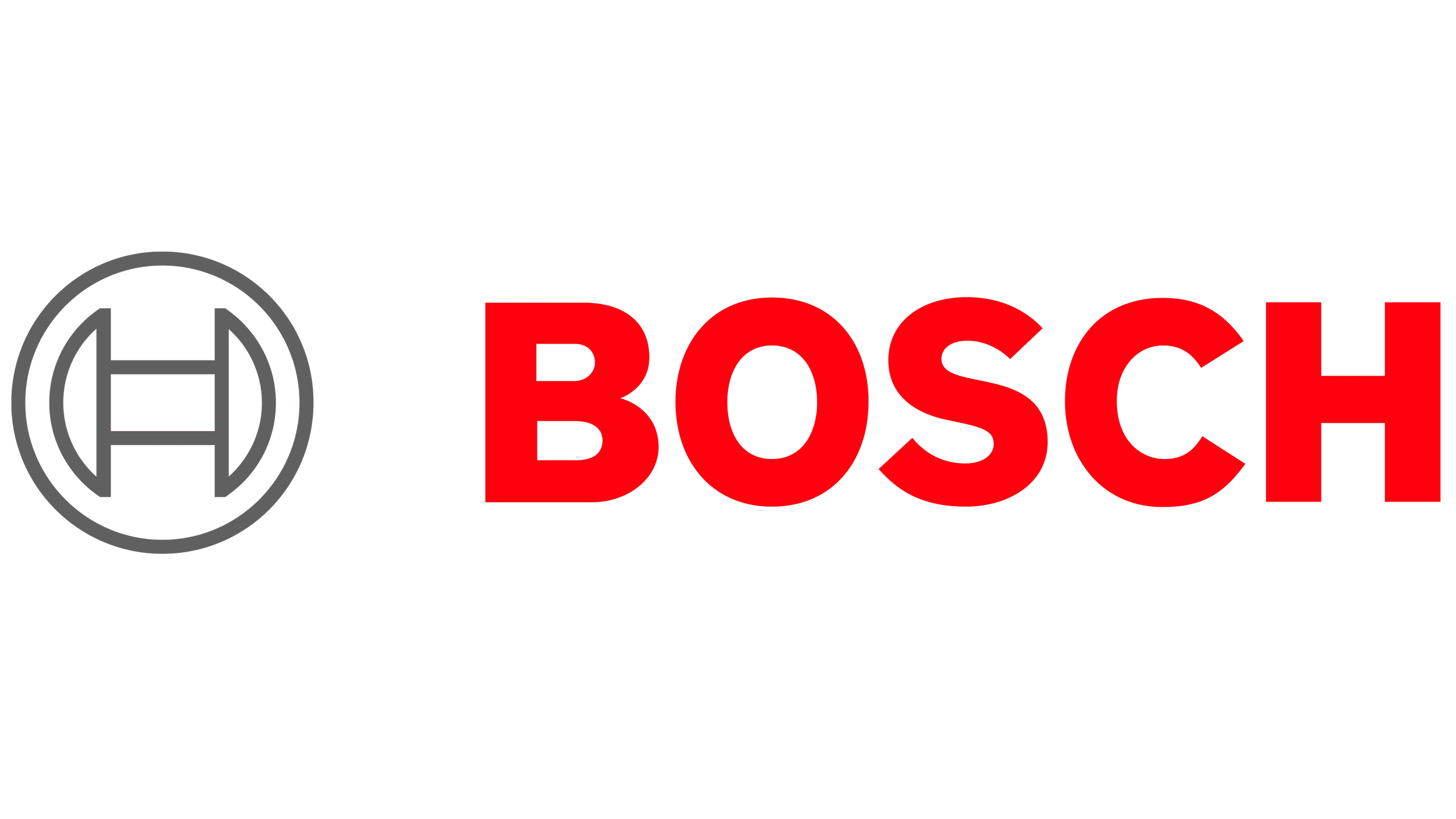 Bosch, Logo, Grüner Hintergrund, Rote Schrift, Full HD Wallpaper