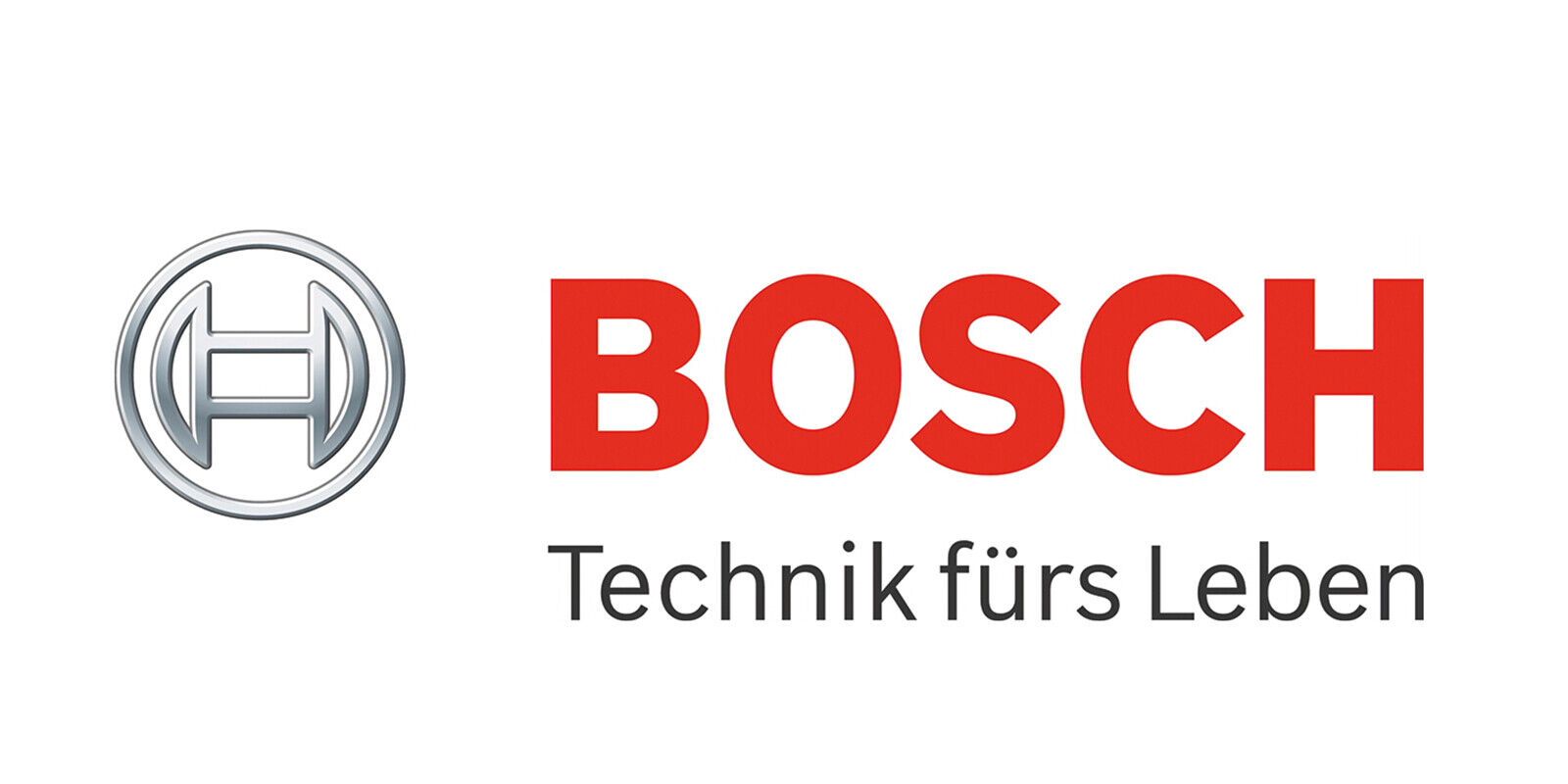 Bosch, Technik fürs Leben, Logo, Slogan, Weißer Hintergrund, HD Wallpaper