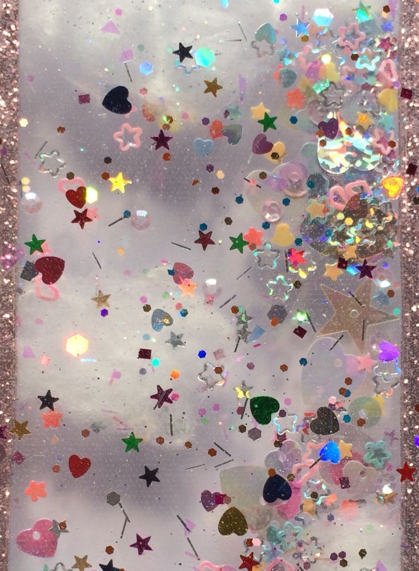 Konfetti, Herzen, Sterne, Pailletten, Bunt, HD, Hintergrundbild fürs Tablet