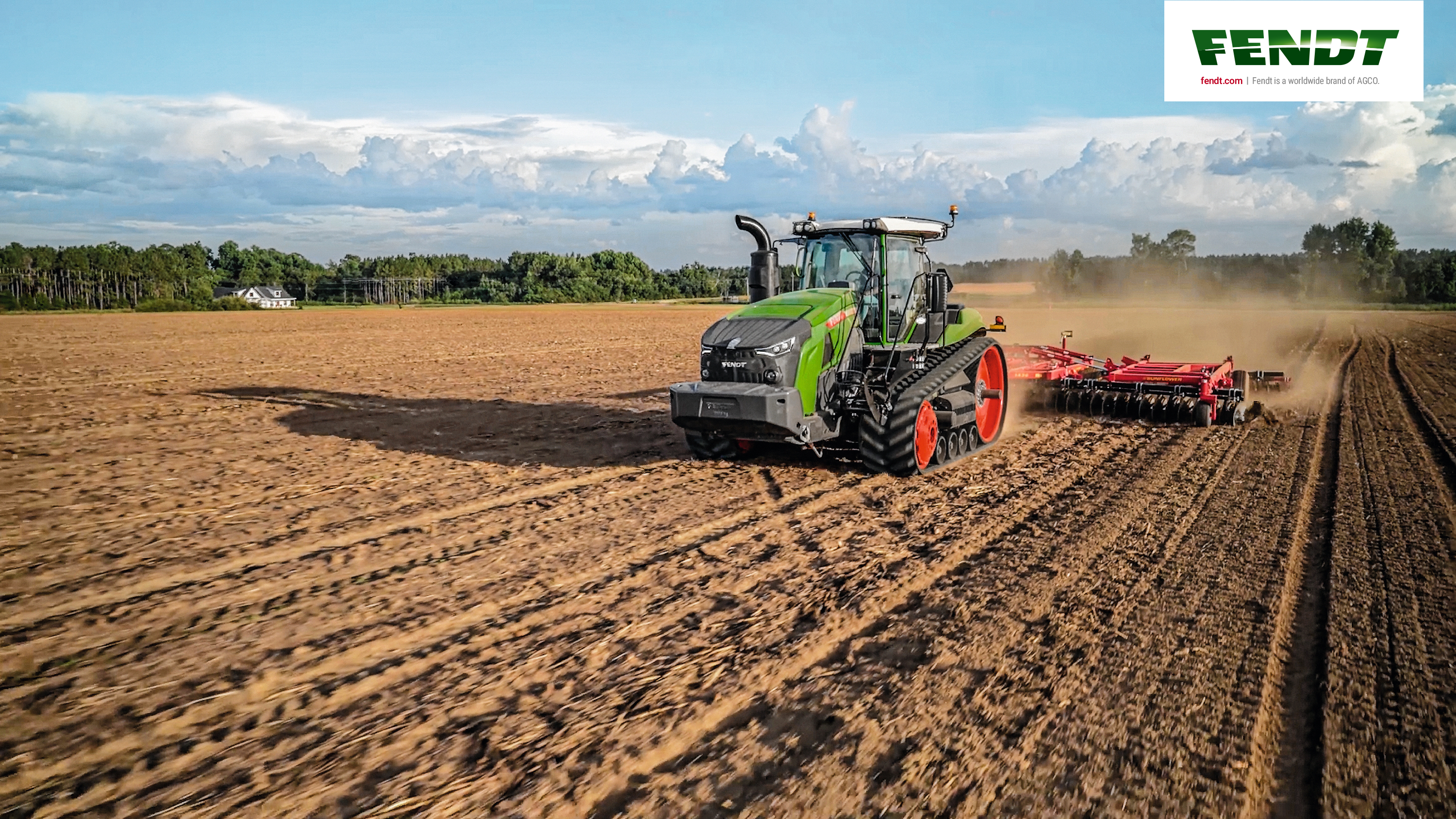 Fendt 1100 Vario MT, Fendt, Raupentraktor, Grubber, Acker, 2K-Hintergrundbild für PC