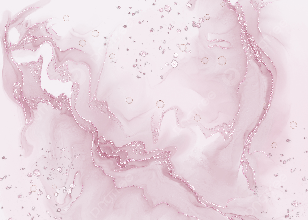 Rosa Marmor, Aquarell, Glitzeradern, Pastell, Hintergrundbild