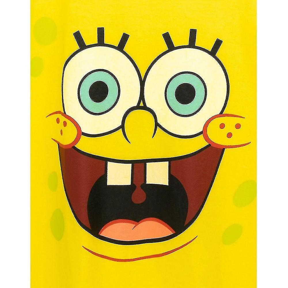 SpongeBob Schwammkopf, Gesicht, Großaufnahme, Gelb, Hintergrundbild für iPad und Tablet