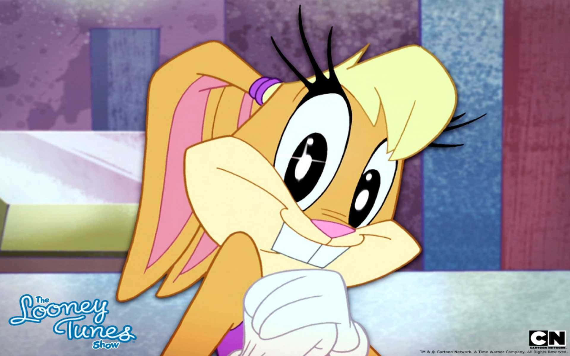 Lola Bunny, The Looney Tunes Show, Cartoon Network, Nahaufnahme, Zeichentrick, Full-HD-Hintergrund