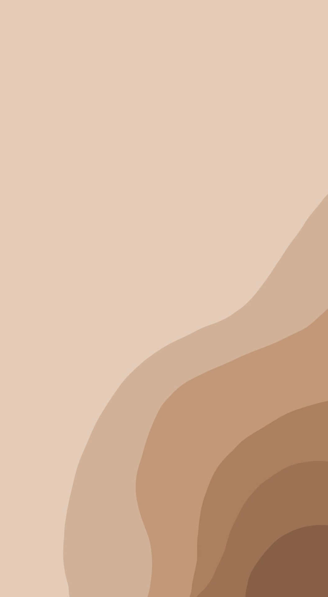 Abstrakte Wellen, Beige, Schichten, Pastell, HD, Handy-Hintergrund im Hochformat