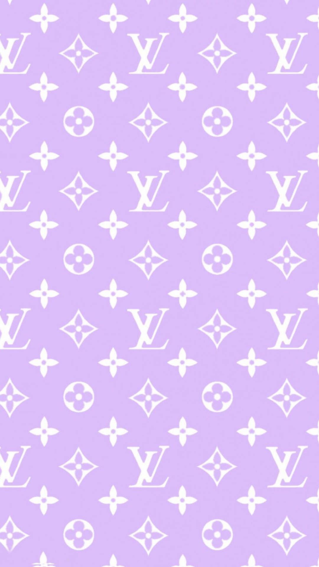 Louis Vuitton, Monogramm, Muster, Lavendel, Full HD, Hintergrundbild fürs Handy