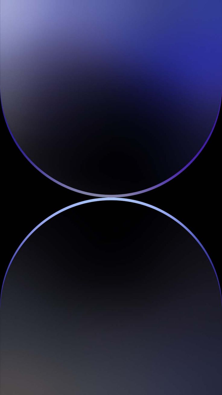 Abstrakt, Kreise, Dunkelblau, Farbverlauf, Symmetrie, iPhone 16 Pro Max, Handy-Hintergrundbild