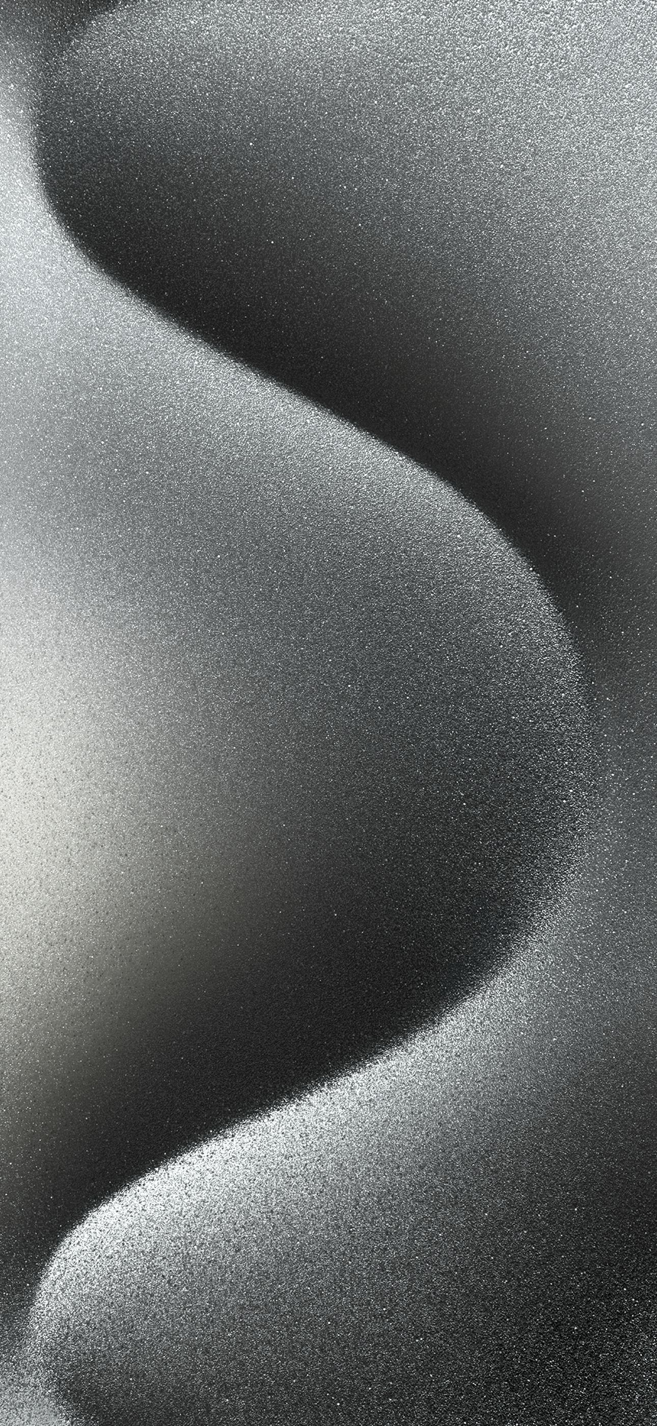 Abstrakt, Titan, Grau, Kurven, Struktur, iPhone 16 Pro Max, Handy-Hintergrund