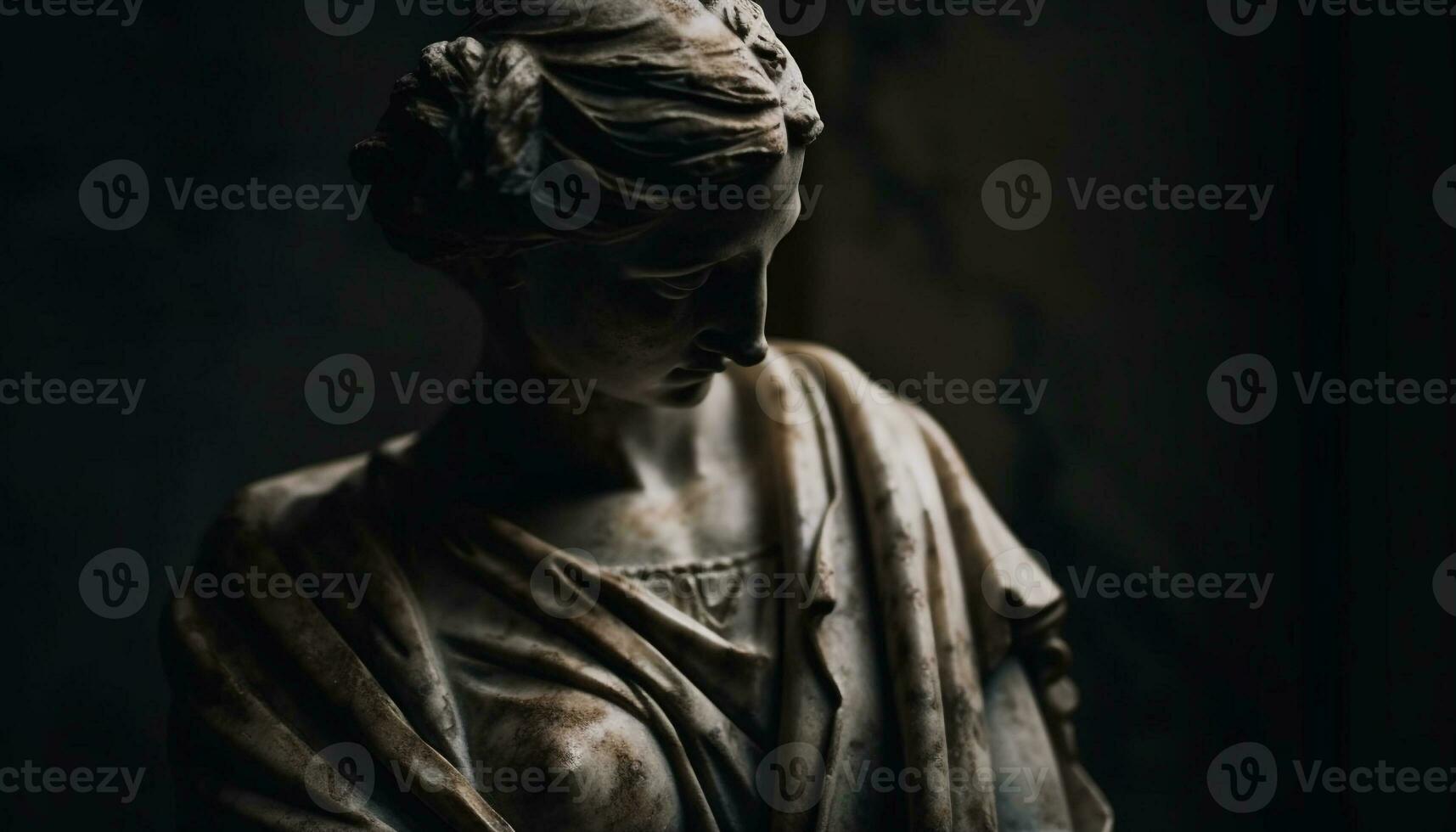 Statue, Dunkel, Melancholie, Skulptur, Trauer, HD, Hintergrundbild für den PC