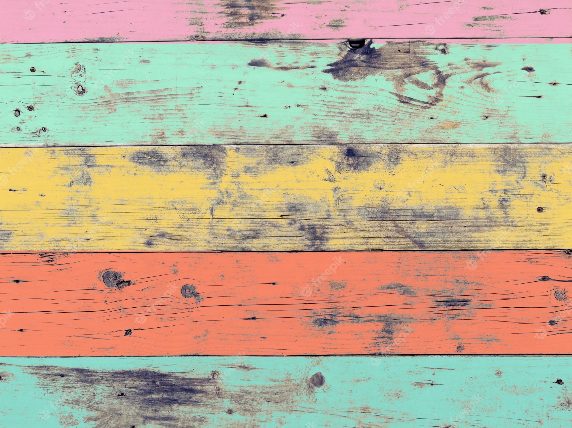 Holzbretter, Bunt, Abgeblätterte Farbe, Shabby Chic, Textur, Full HD, iPad-Hintergrundbild