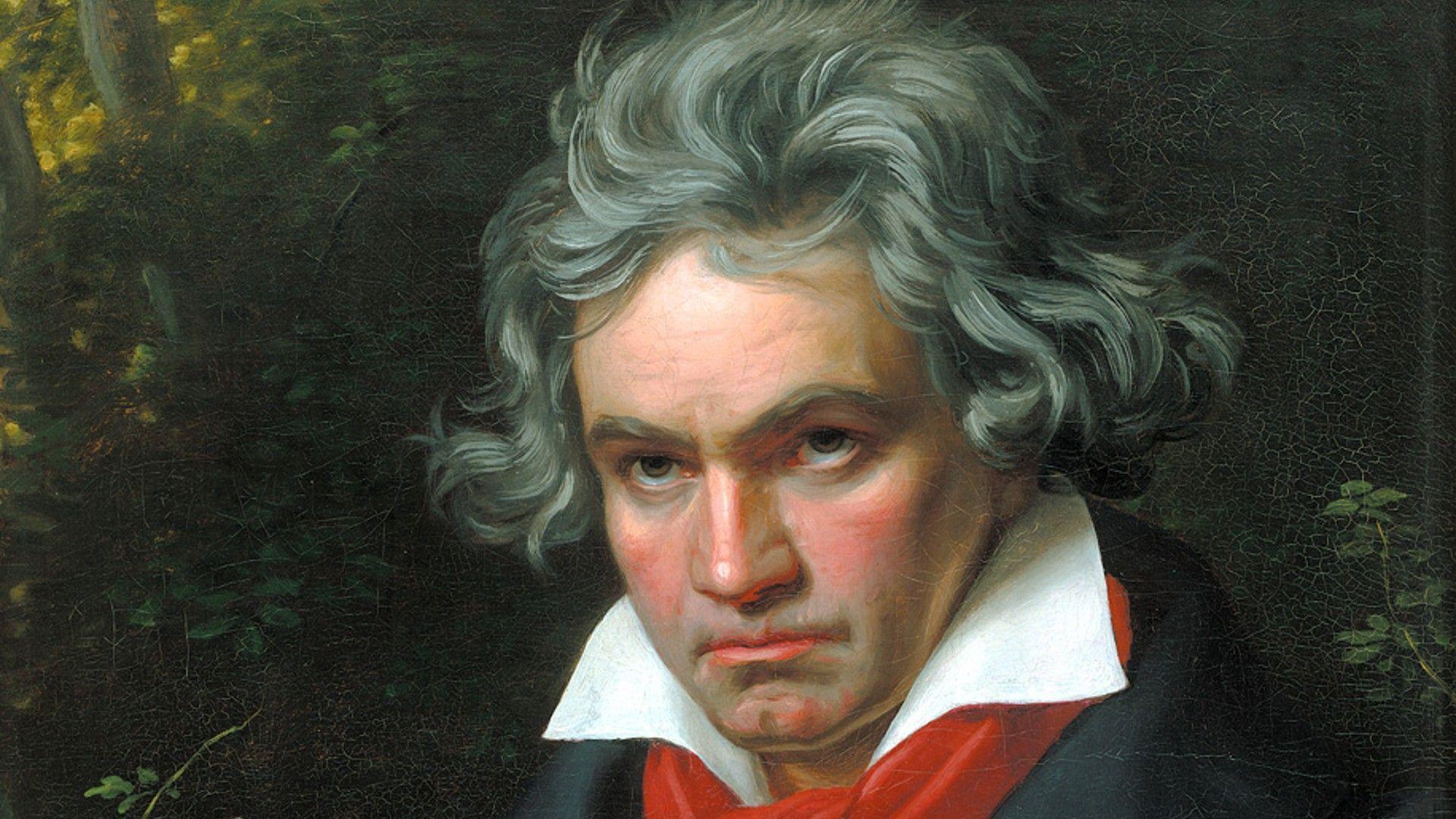 Ludwig van Beethoven, Joseph Karl Stieler, Porträt, Nahaufnahme, Ölgemälde, 1920x1080, Desktop-Hintergrund