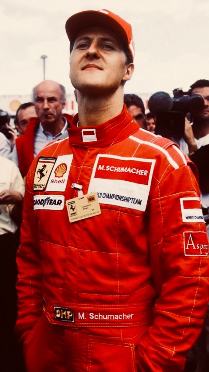 Michael Schumacher, Ferrari, Rennanzug, Kappe, Porträt, Hintergrundbild für iPhone und Android