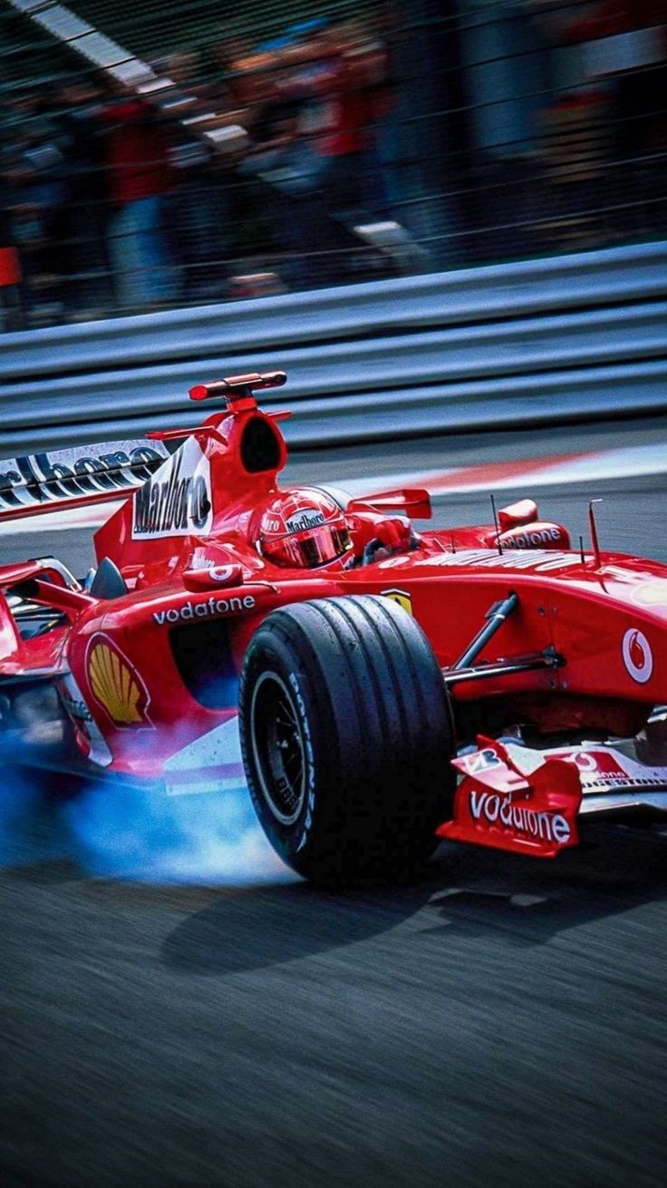 Michael Schumacher, Ferrari, Formel 1, Rennstrecke, Bewegungsunschärfe, Android-Hintergrundbild
