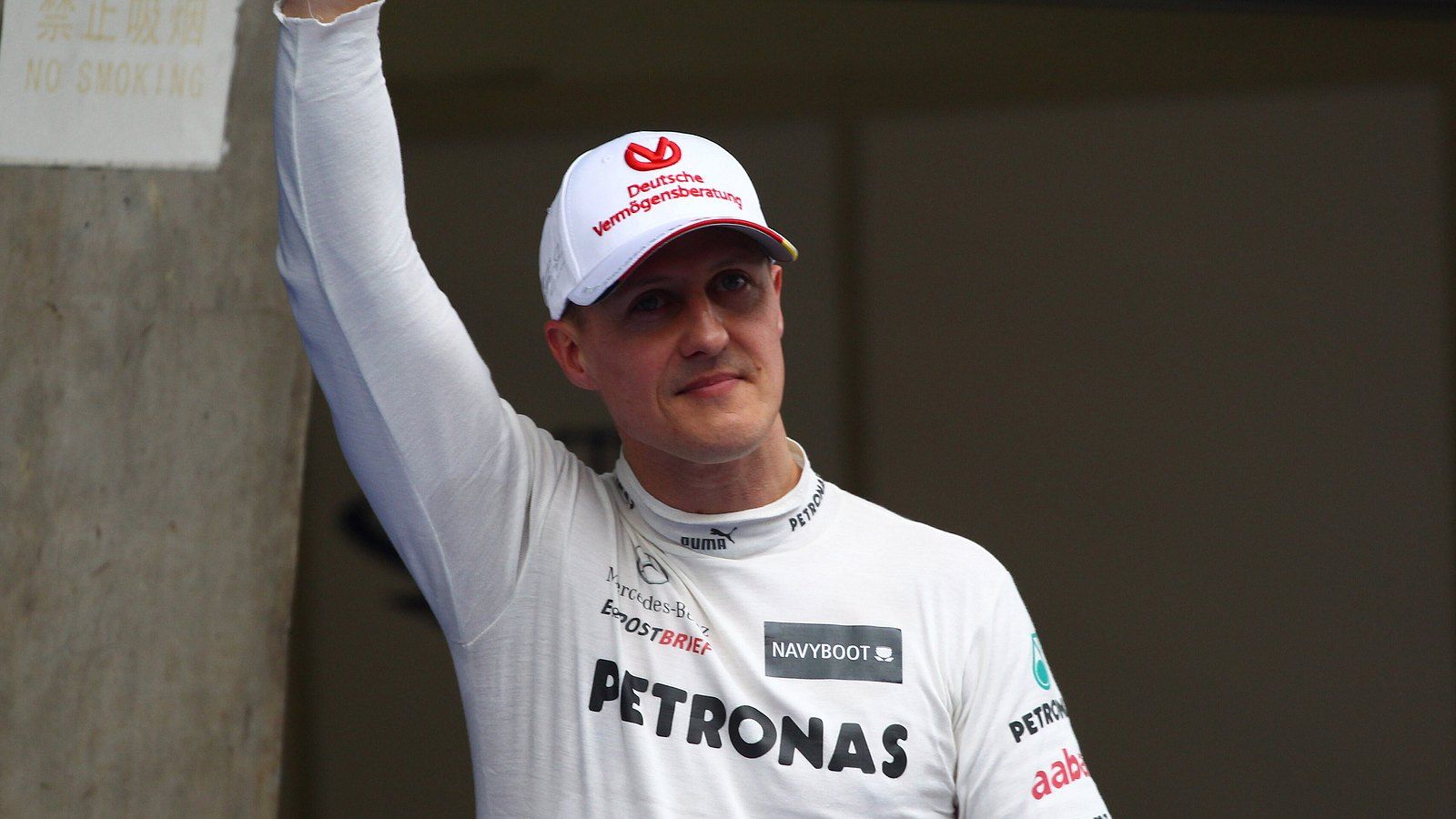 Michael Schumacher, Mercedes AMG Petronas, Winken, Kappe, Abschied, HD, Desktop-Hintergrund