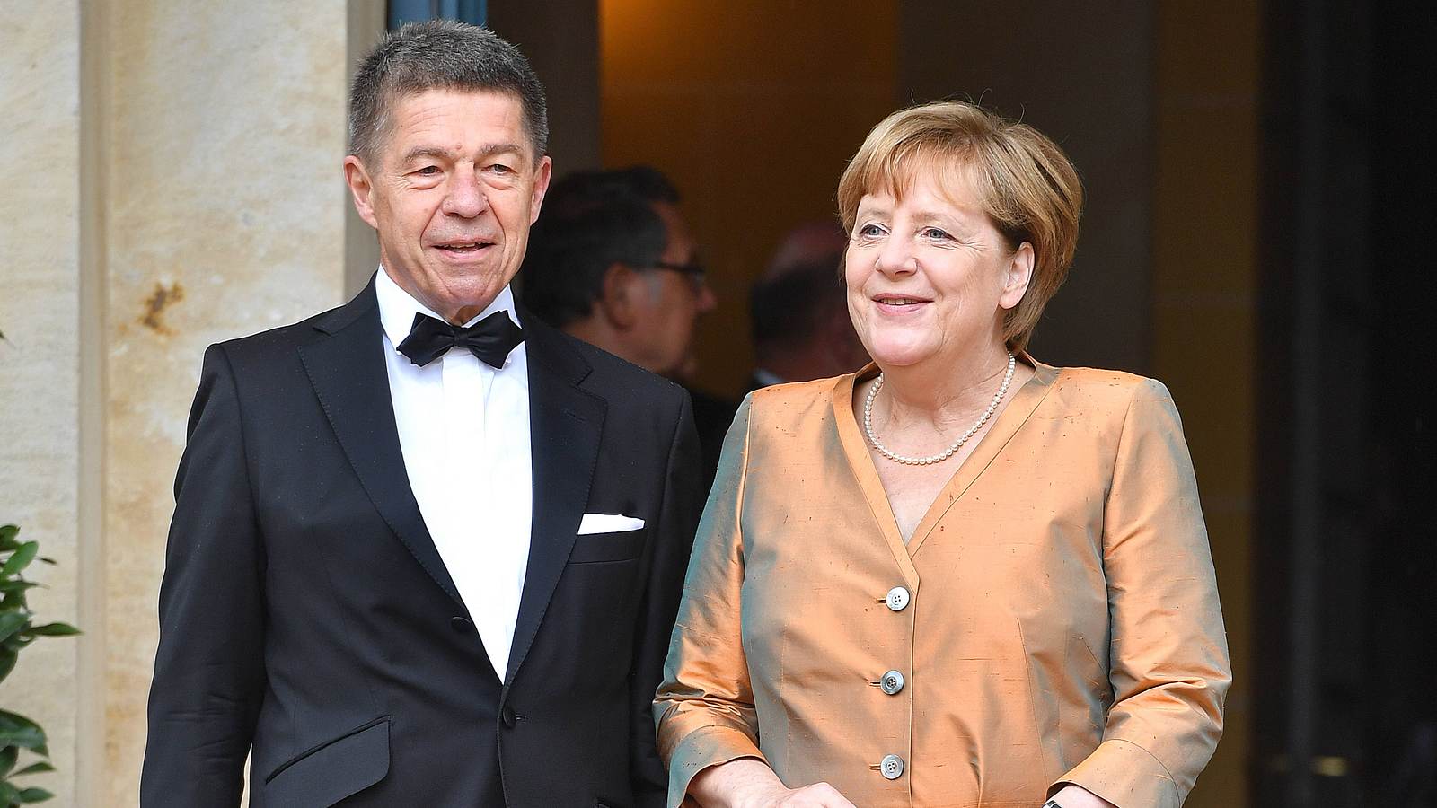 Angela Merkel, Joachim Sauer, Ehepaar, Smoking, Abendveranstaltung, HD-Hintergrundbild für PC
