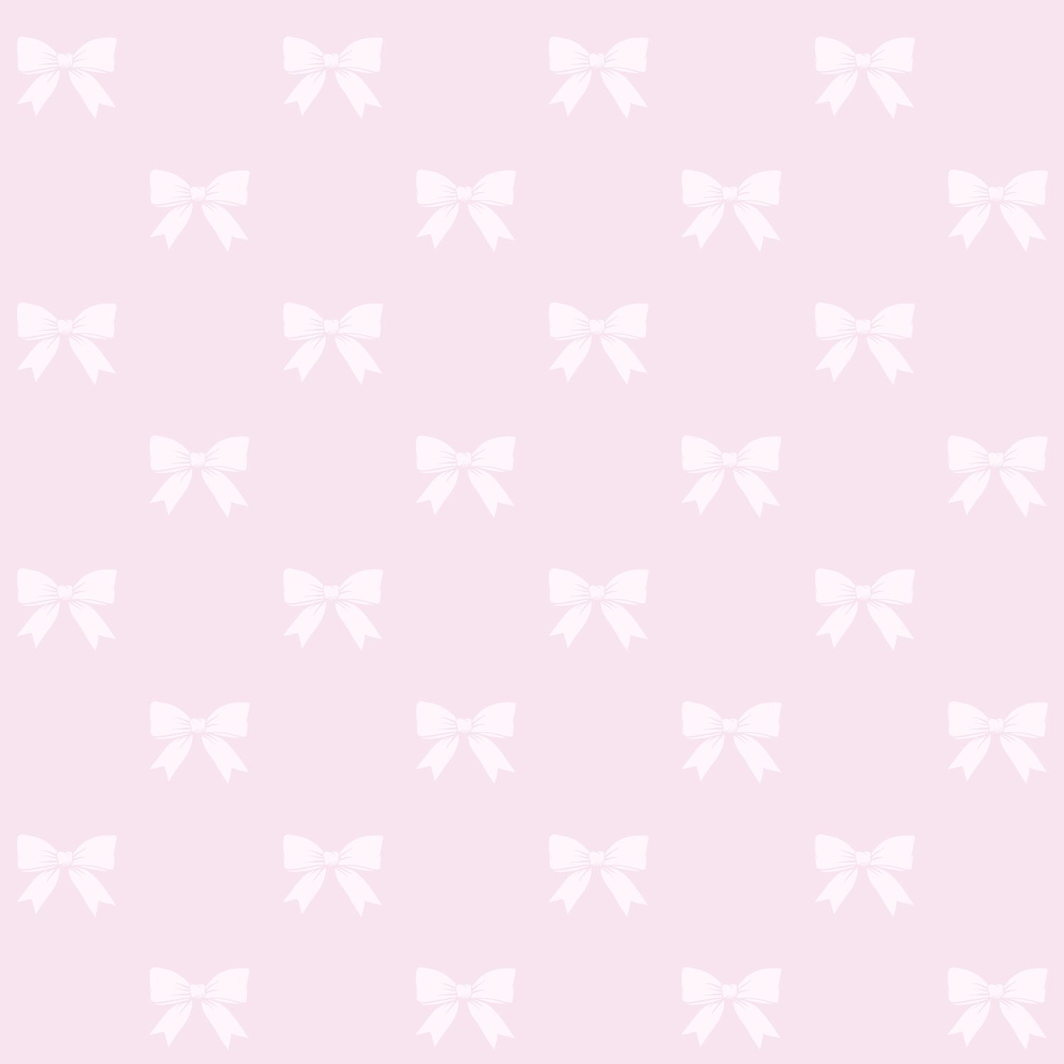 Schleifenmuster, Rosa, Weiße Schleifen, Pastellfarben, HD, iPad-Hintergrundbild