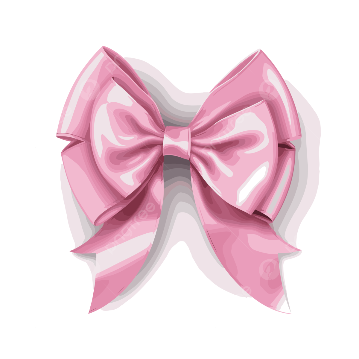 Rosa Schleife, Satin, Schwarzer Hintergrund, Wasserzeichen, Wallpaper