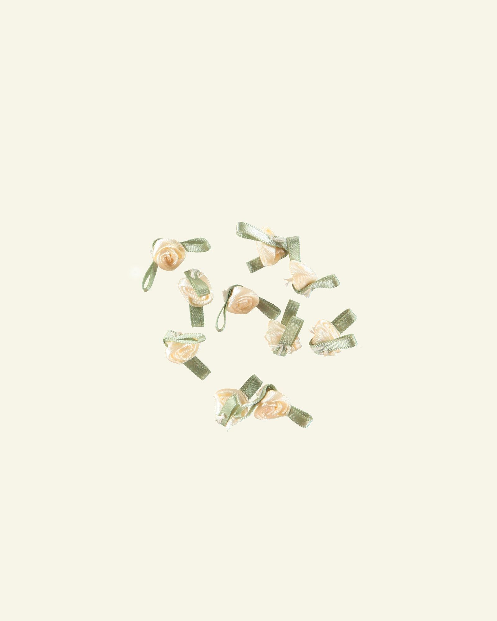 Kleine Schleifen, Grün, Cremeweiß, Minimalistisch, QHD+, iPad-Hintergrundbild