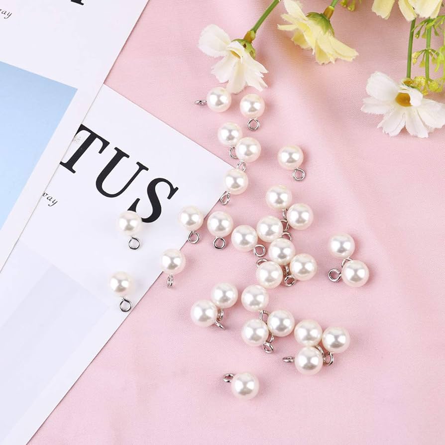 Perlen, Blumen, Rosa Hintergrund, Zeitschrift, Flatlay, Wallpaper