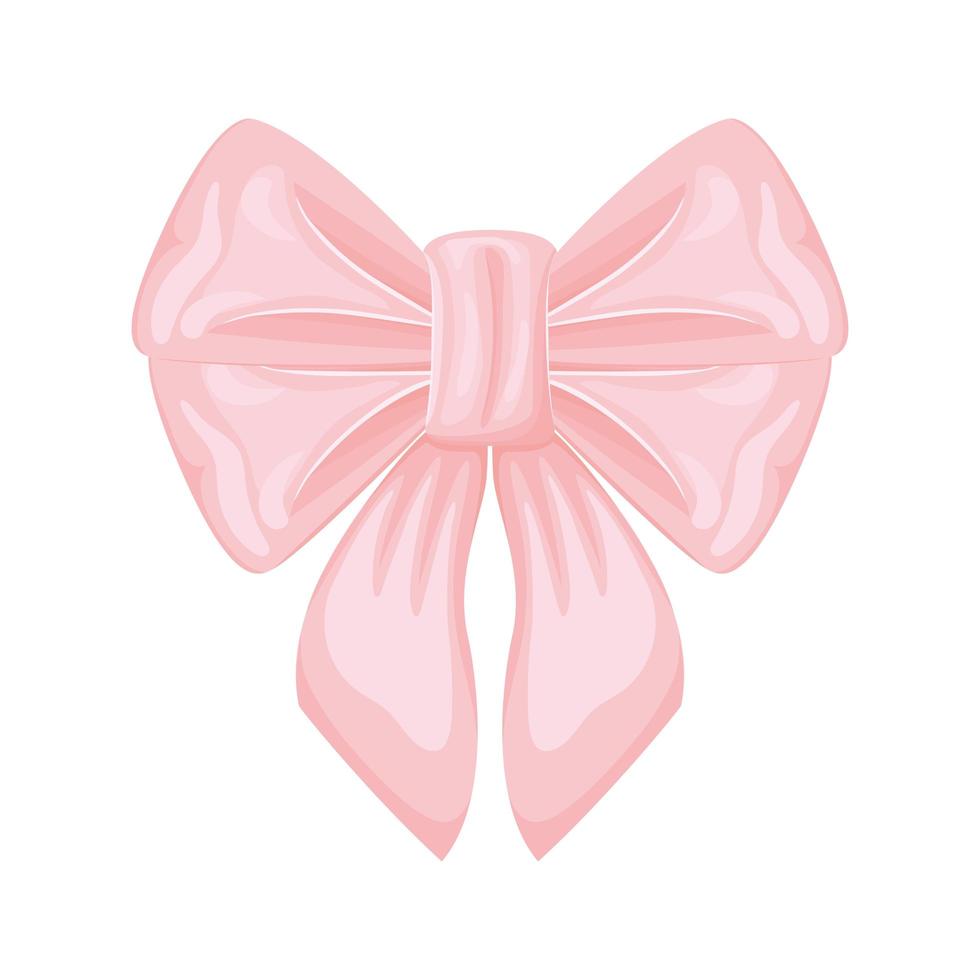 Rosa Schleife, Illustration, Weißer Hintergrund, Wallpaper