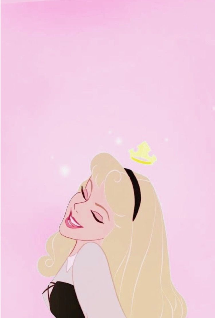 Aurora, Dornröschen, Disney-Prinzessin, Rosa Hintergrund, Illustration, HD Wallpaper