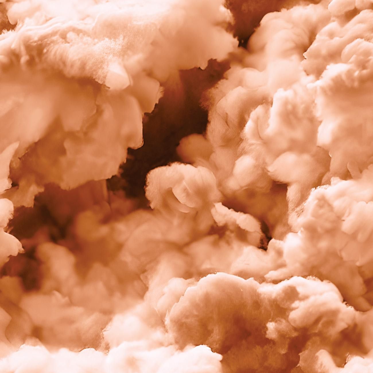 Wolken, Rauch, Pfirsichfarben, Abstrakt, Dicht, Hintergrundbild für iPad und Tablet