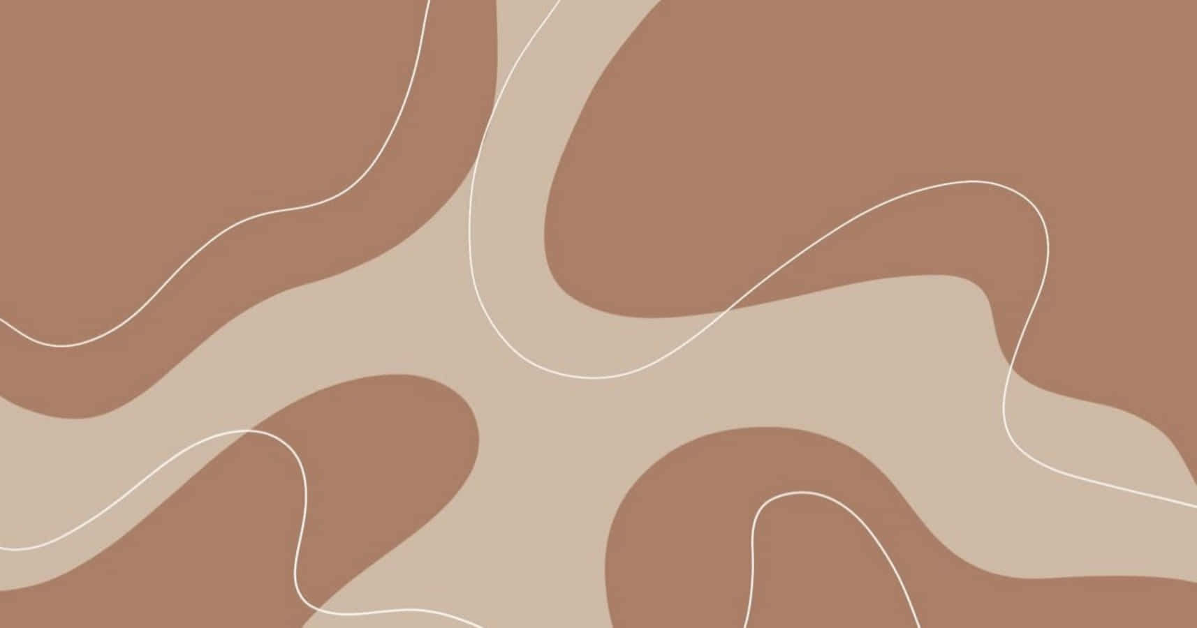 Abstrakte Formen, Linien, Braun, Beige, Boho, HD, Hintergrundbild für den PC