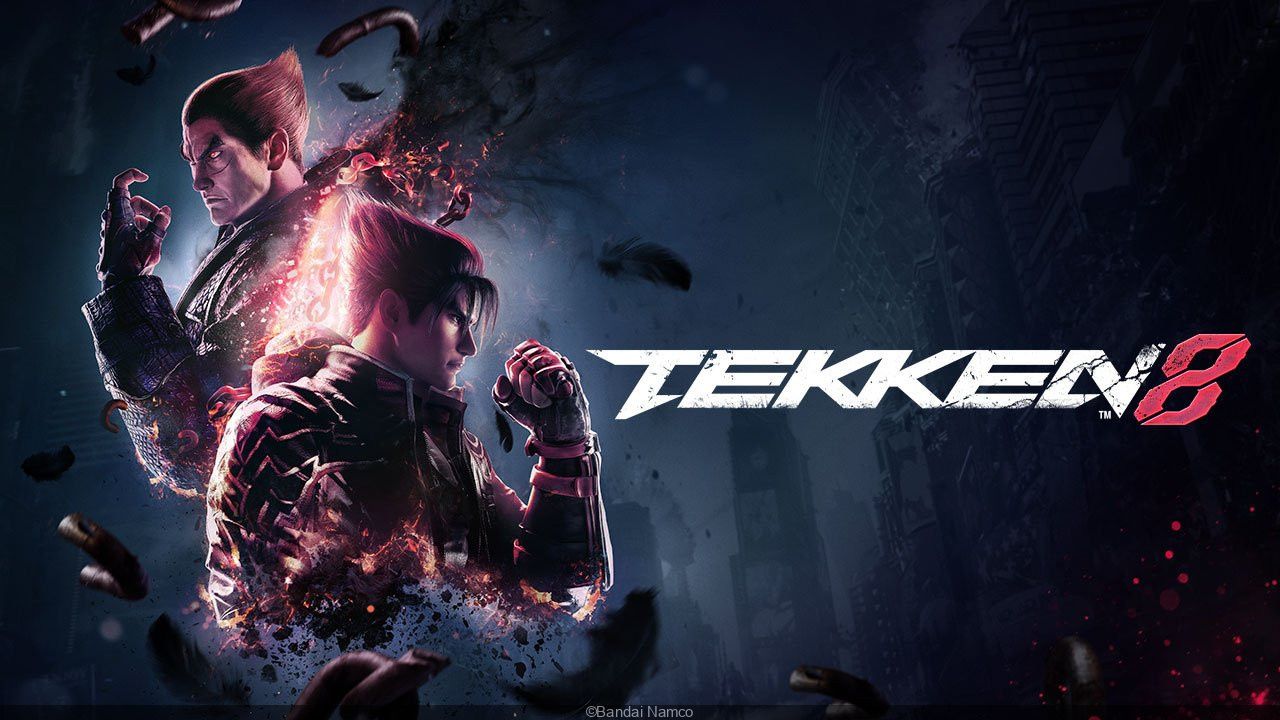 Tekken 8, Kazuya Mishima, Jin Kazama, Logo, Keyart, 16:9, HD-Hintergrundbild für den Desktop