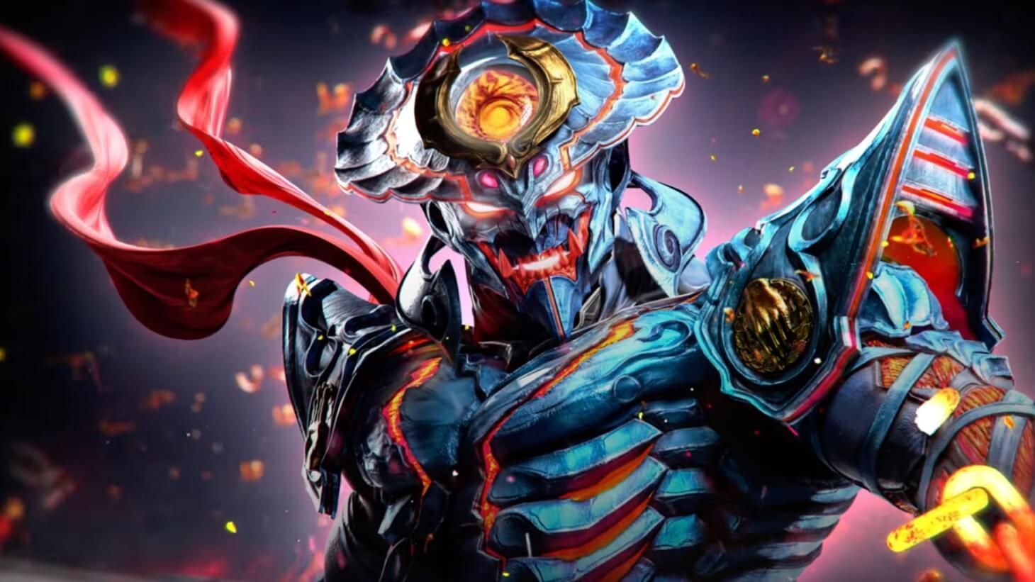 Yoshimitsu, Tekken 8, Rüstung, Maske, Rote Bänder, HD, Hintergrund für den Desktop