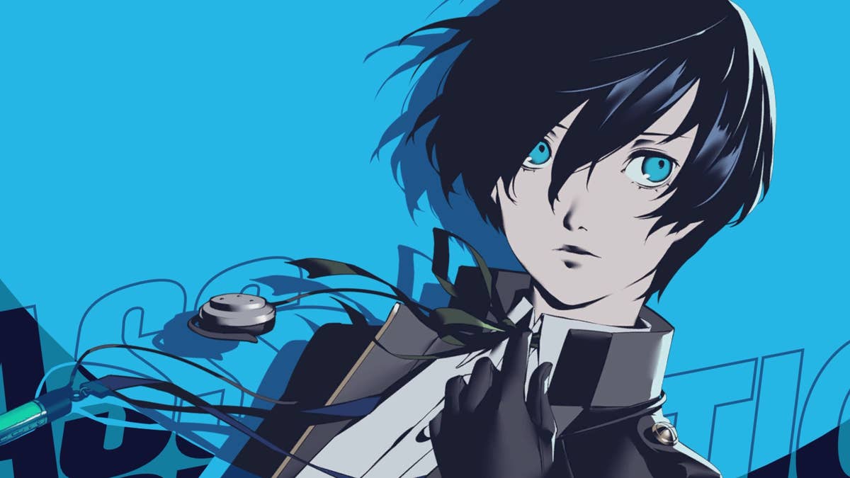 Makoto Yuki, Persona 3 Reload, Nahaufnahme, Blaue Augen, Kopfhörer, Hintergrundbild