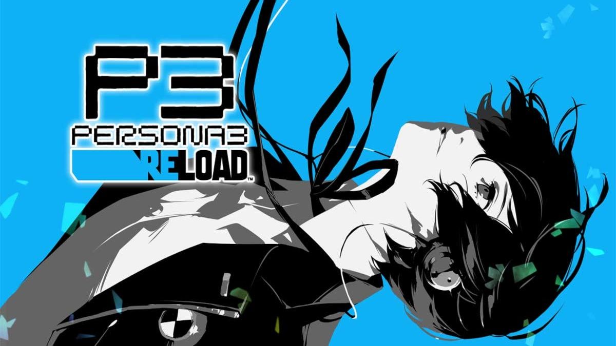 Makoto Yuki, Persona 3 Reload, Logo, Blau Schwarz, Schuluniform, Hintergrundbild