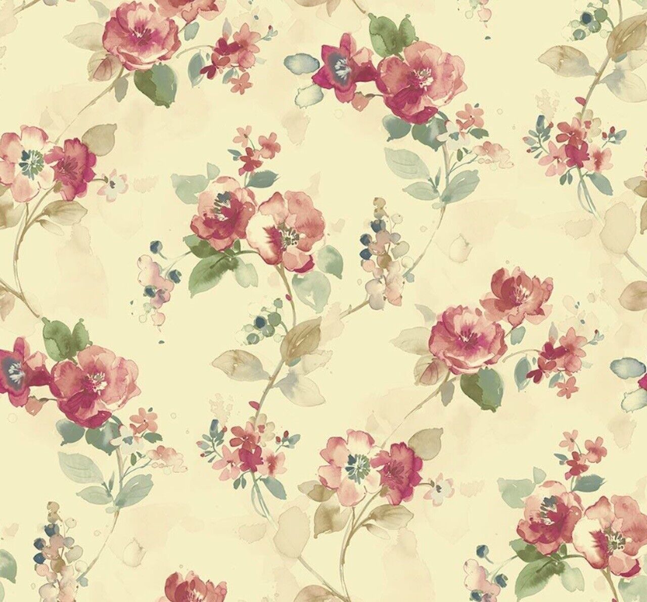 Rosen, Blumenmuster, Cremefarben, Floral, Hintergrundbild für iPad und Tablet