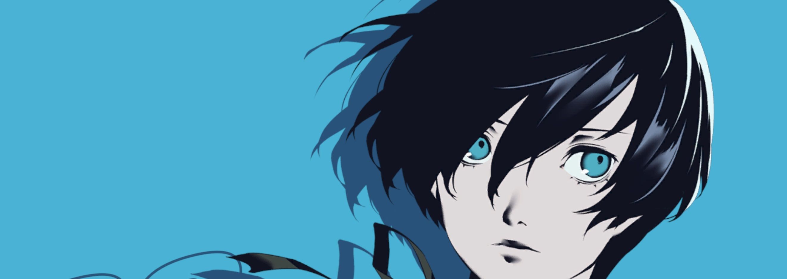 Makoto Yuki, Persona 3 Reload, Nahaufnahme, Blaue Augen, Hellblau, 2K, Windows-Hintergrundbild