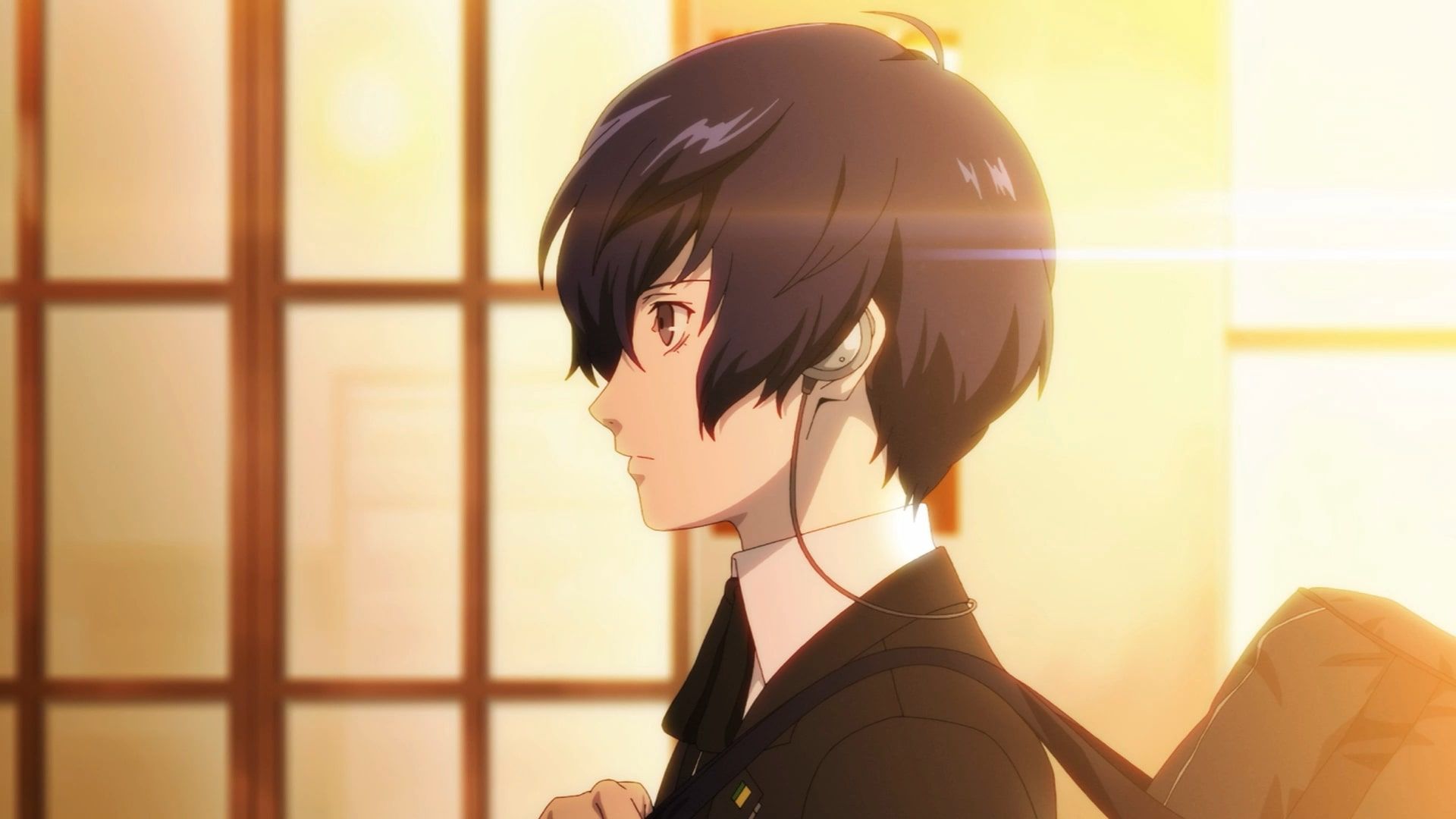 Makoto Yuki, Persona 3 Reload, Profil, Warmes Licht, Zimmer, Full HD, Breitbild-Hintergrundbild