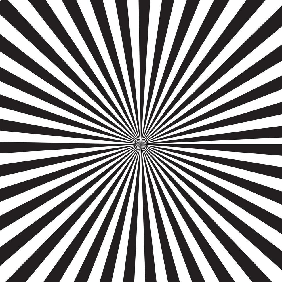 Strahlen, Sunburst, Schwarz-Weiß, Op-Art, Hintergrundbild für iPad und Tablet