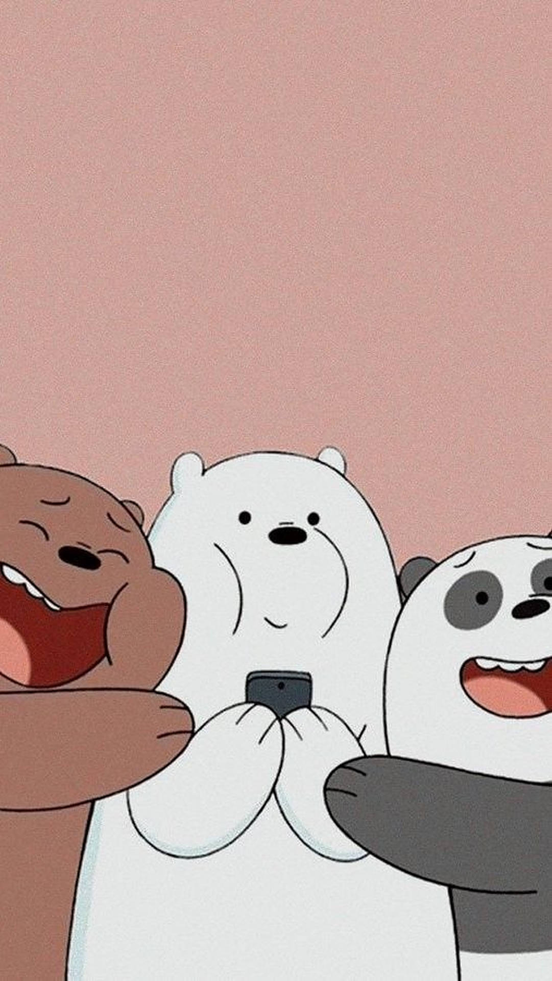 We Bare Bears – Bären wie wir, Grizzly, Panda, Eisbär, Cartoon, Full HD, Handy-Hintergrund