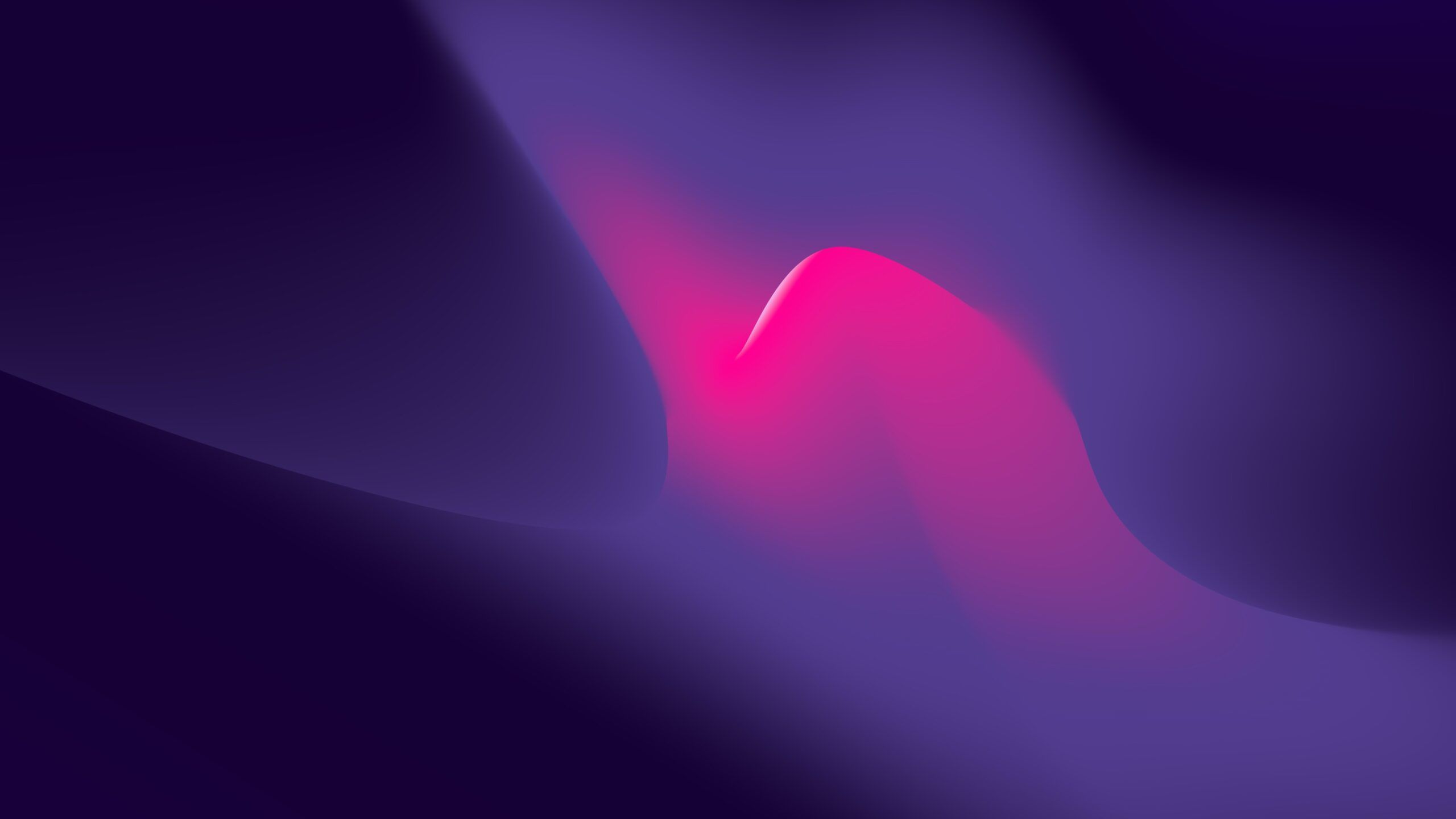 Abstrakt, Farbverlauf, Lila, Pink, Leuchten, 2560x1440, 2K-Hintergrundbild für PC