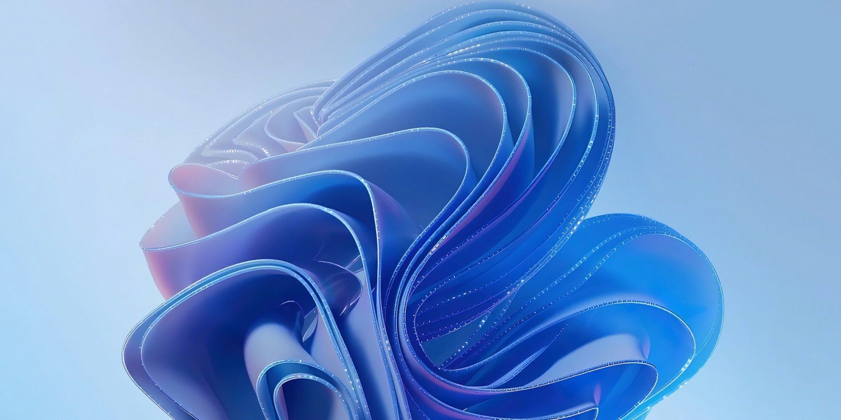 Windows 11, Bloom, Blau, Hellblau, Abstrakt, HD, Hintergrundbild für den PC