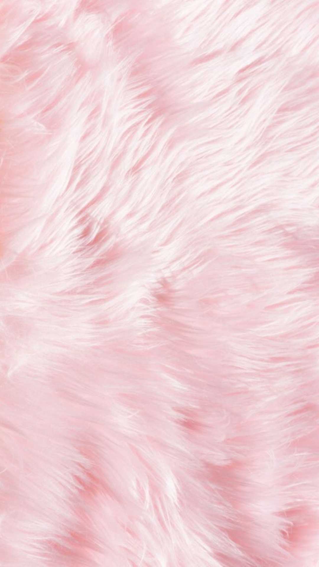 Rosa Fell, Kunstfell, Flauschig, Textur, Full HD, Handy-Hintergrund im Hochformat