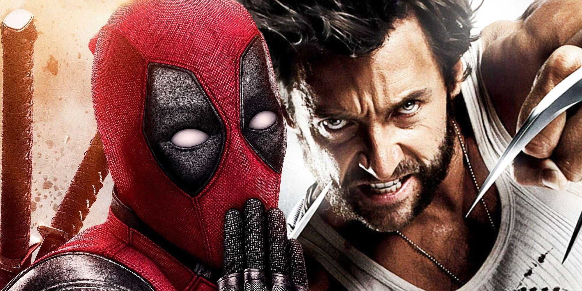 Deadpool, Wolverine, Hugh Jackman, Krallen, Gegenüberstellung, Full-HD-Hintergrundbild für PC