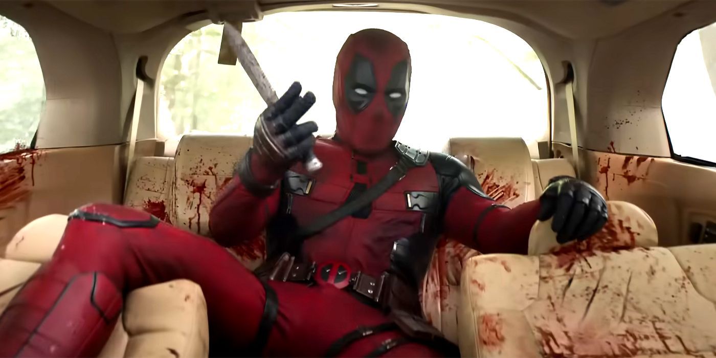 Deadpool, Autositz, Blutflecken, Ryan Reynolds, Filmszene, HD, Windows-Hintergrundbild