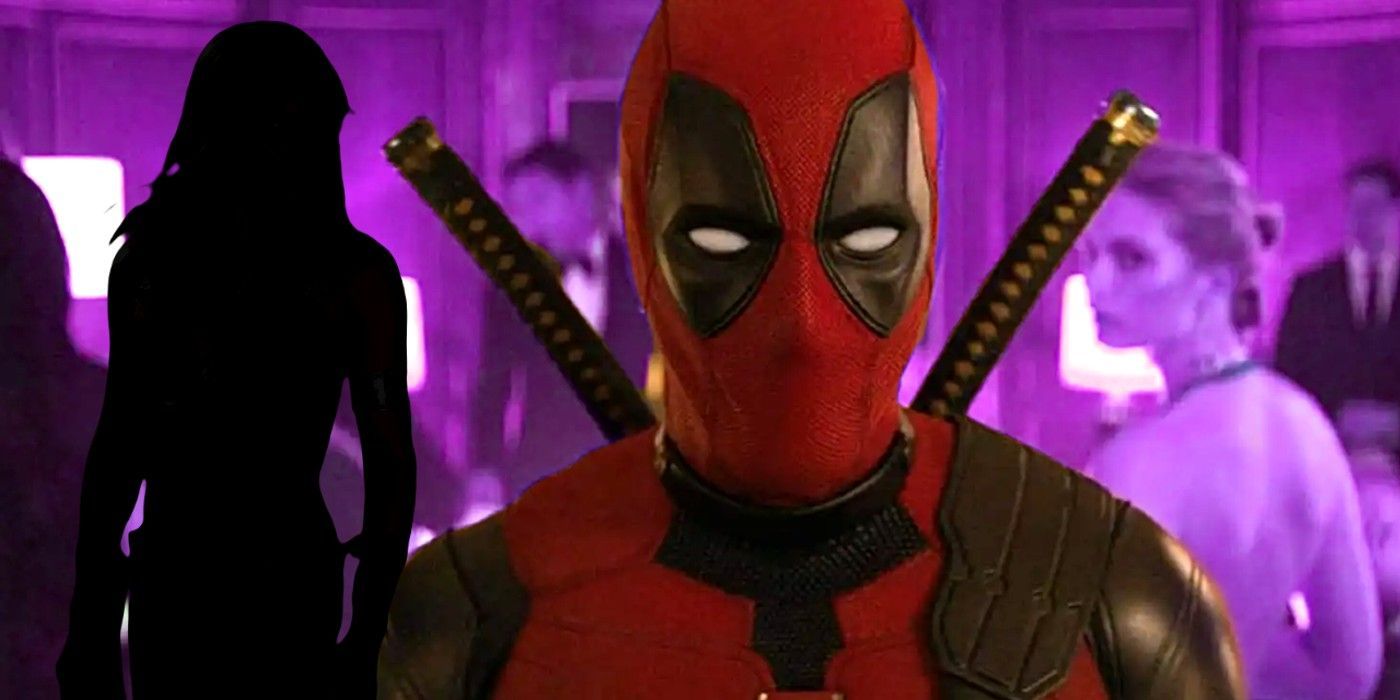 Deadpool, Katanas, Silhouette, Lila Licht, Filmszene, HD, Hintergrundbild für den PC